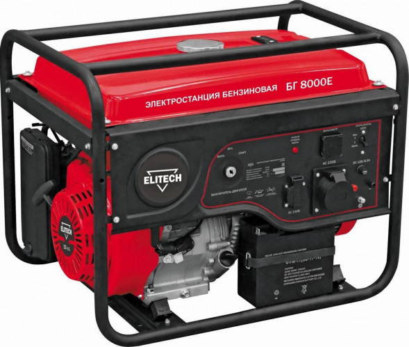 ELITECH Генератор БГ 8000Е 6.5кВт