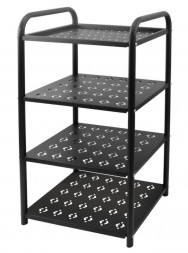 Полка ИСТОК Этажерка ПРИНТ 4 полки арт.ЭТ41 цв.Медный антик