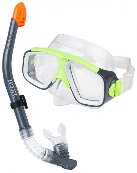 Комплект для плавания INTEX Комплект для плавания SURF RIDER SWIM SET (маска, трубка) . Новинка. Возраст: 8+ лет Арт. 55949