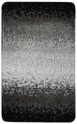 Коврик для ванны/туалета САНАКС 02213 Коврик в ванную SILVER одинарный чёрный ПЕРЕХОД 50х80 см 100% полиэстер