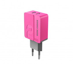 СЗУ MORE CHOICE (4627151191898) NC46i СЗУ 2USB 2.4A для Apple 8-pin - 1м Pink