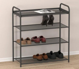 Подставка для обуви ЗМИ Подставка для обуви &quot;Верона 24&quot; (VERONA 24 shoe rack) графит ПДОВ24 Гр
