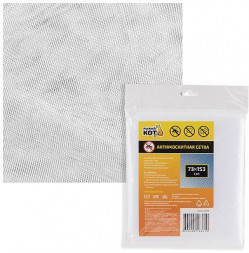 РЫЖИЙ КОТ Сетка антимоскитная на окно на липучке, 73*153см (009166)