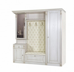 Прихожая БИТЕЛ ПРИХОЖАЯ ВЕРОНИКА к-3 (БОДЕГО СВЕТЛЫЙ, ЯСЕНЬ ПАТИНА, БОРНЕО КРЕМ)