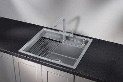 Мойка кухонная GRANULA KS-6003 АЛЮМИНИУМ кварц
