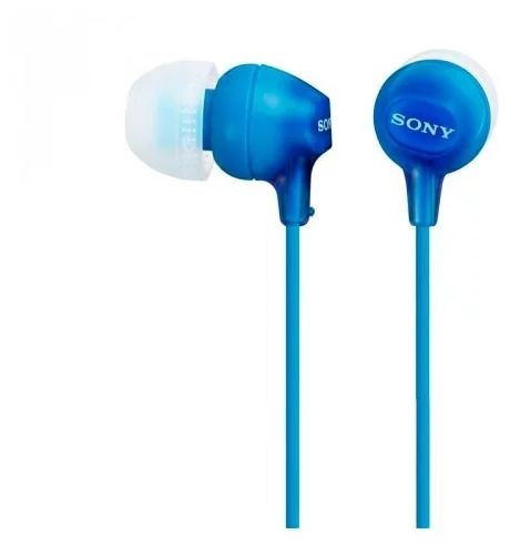 Наушники SONY MDR-EX15LP/LI Синие без микр.