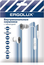 Наушники ERGOLUX (15279) ELX-WHP02P-C01 ПРОМО
