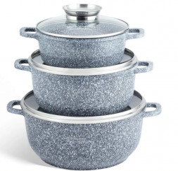 Набор посуды EDENBERG EB-8020 лит.алюм. (6 предметов)