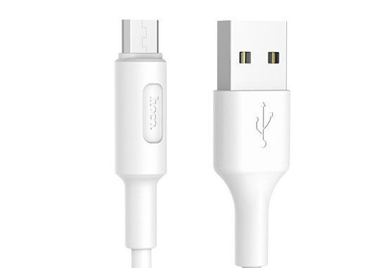 Кабель HOCO (6957531080138) X25 USB (m)-microUSB (m) 1.0м - белый