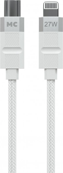 Кабель MORE CHOICE (4620202555045) K87ia USB 3.0A PD 27W для Lightning ng 8-pin Type-C - 1м , белый