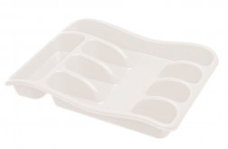 Пластиковое изделие VIOLET Лоток для столовых приборов (белый) 60106
