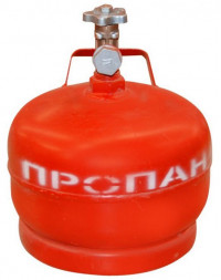 Газовый баллон RUSSIA стальной 5л., (Крым)