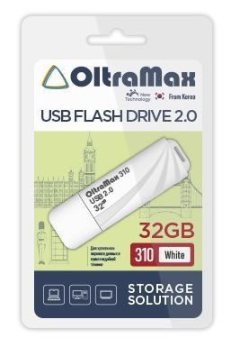 USB флэш-накопитель OLTRAMAX OM-32GB-310-White