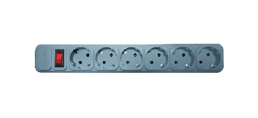 Сетевой фильтр CENTEK CT-8901-6-3,0 Gray