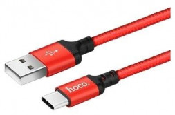 Кабель Type-C HOCO (6957531062936) X14 USB (m)-Type-C (m) 2.0м - красный/черный