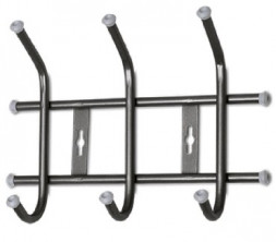 Вешалка NIKA Вешалка настенная (ВНТ3 черный)