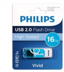 Флеш накопитель PHILIPS VIVID2.0 16Gb белый (FM16FD75B/97)